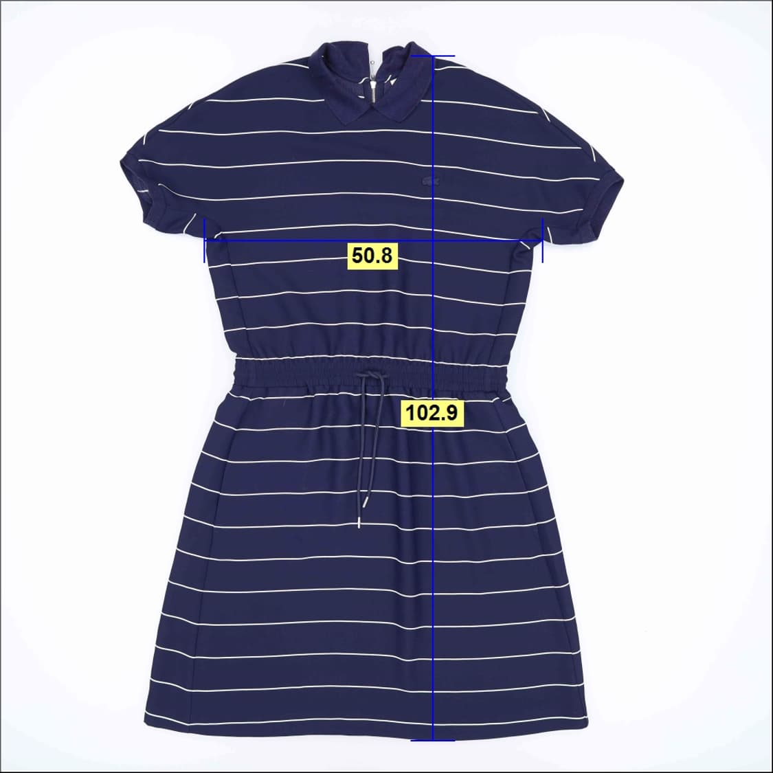 38 라코스테 스트라이프 원피스 0319H1 상품이미지5