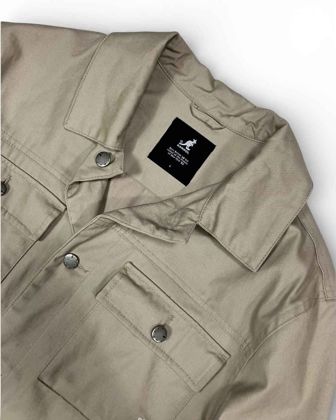 캉골 베이지 셔츠 자켓 L 상품이미지1