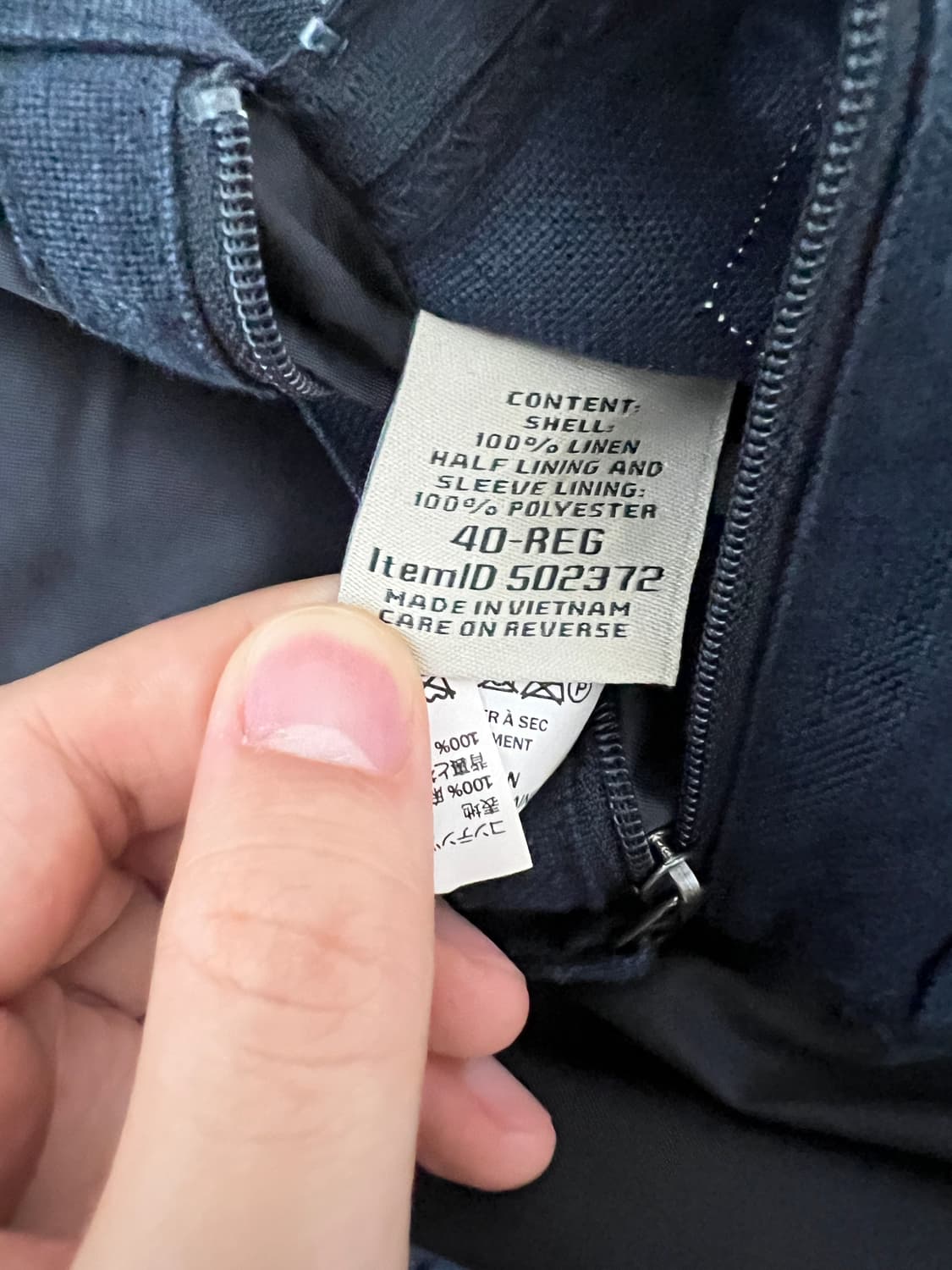 L.L.Bean 린넨 네이비자켓(100~105) 상품이미지6