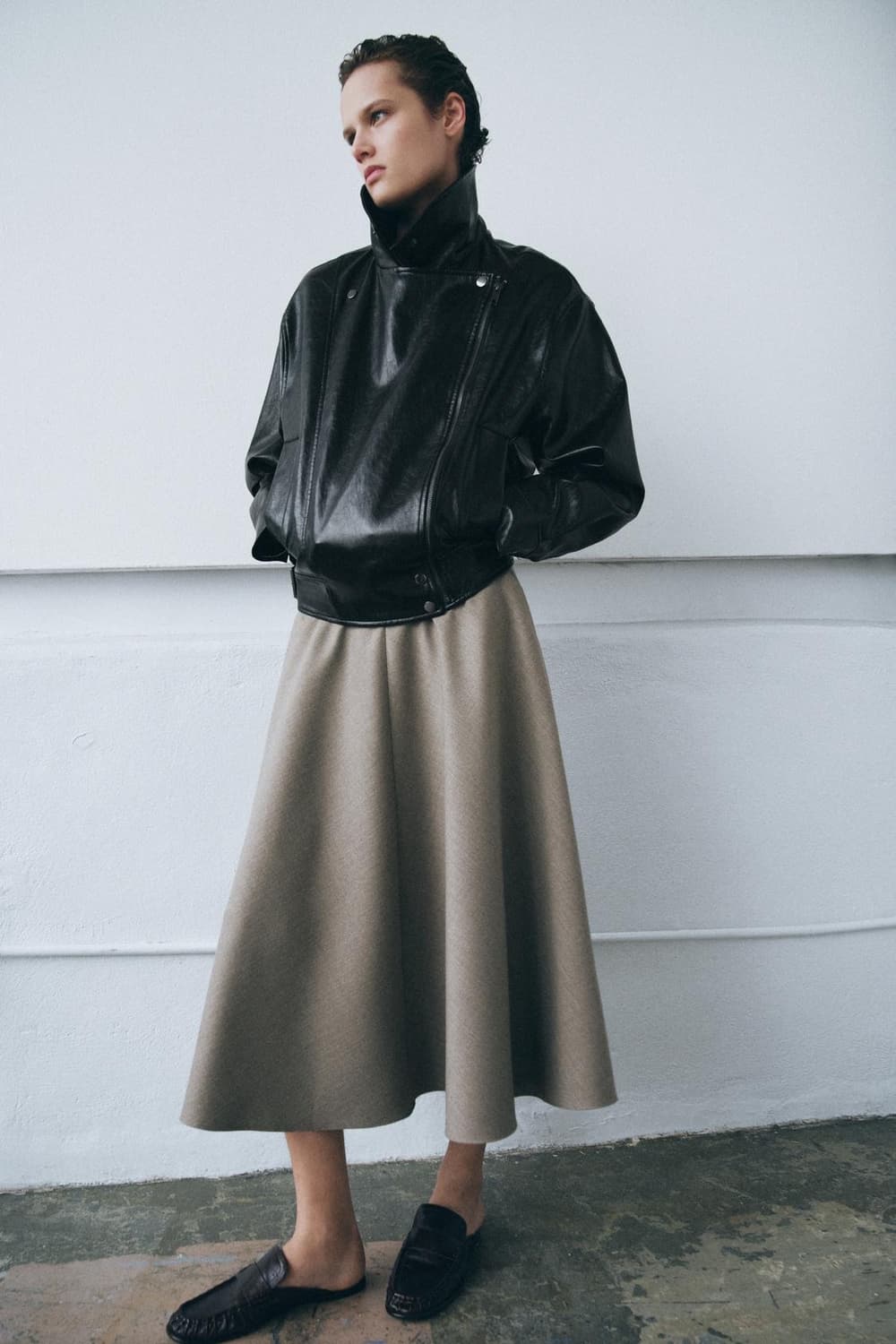 자라 레더 재킷 ZW 컬렉션 상품이미지2