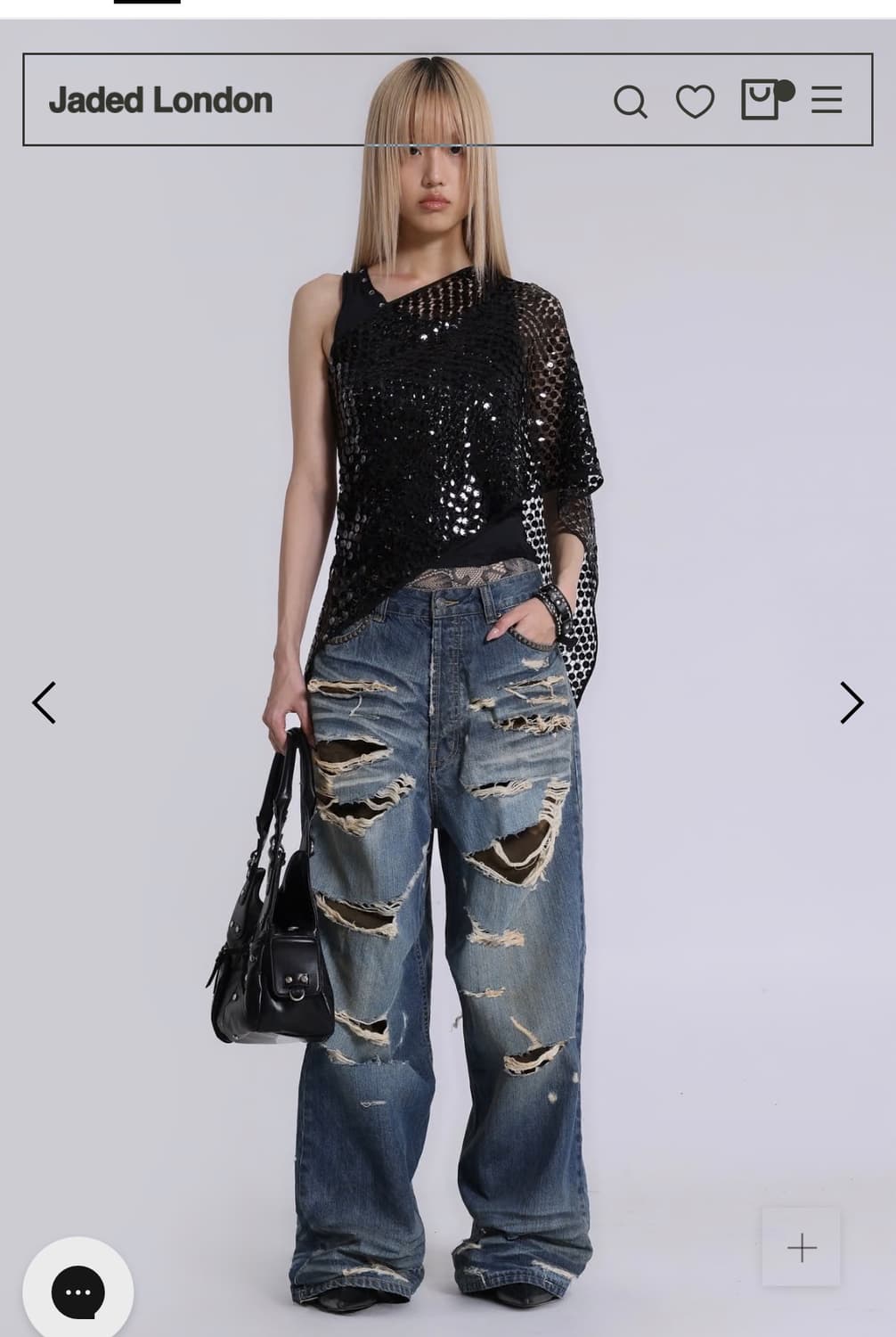 제이디드런던 데님 32사이즈 새상품 상품이미지3