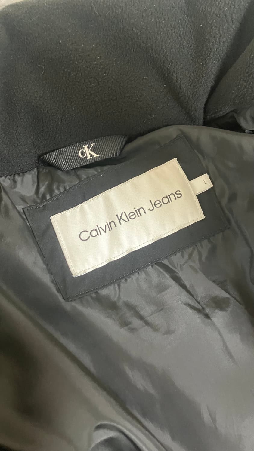 캘빈클라인 블랙 패딩 상품이미지3