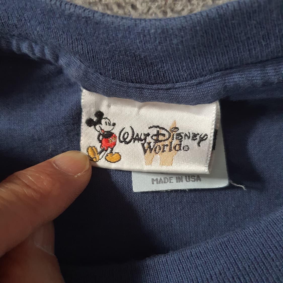 90s 월트디즈니  월드투어 미키 마우스 티셔츠 no.49 상품이미지4