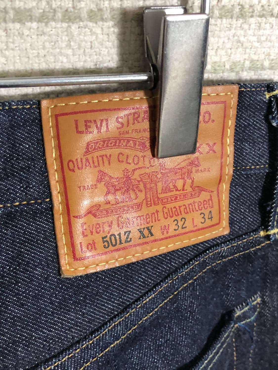 LVC 리바이스 빈티지 클로딩 501Z XX (32x34) 아메카지 데님 상품이미지3