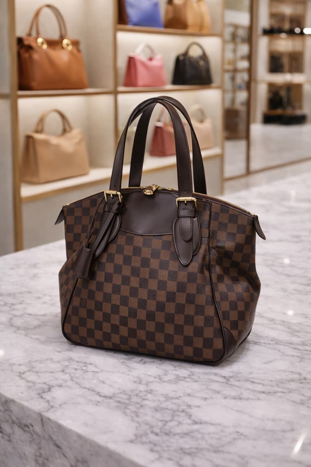 [S급] 루이비통 베로나 캔버스 MM 다미에 에벤 판매합니다!!! 상품이미지1