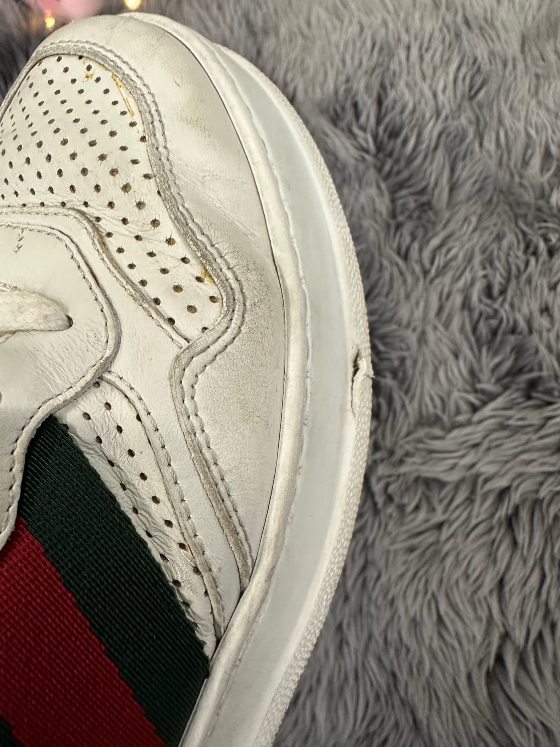 GUCCI 구찌 웹 엠보싱 스니커즈 상품이미지9