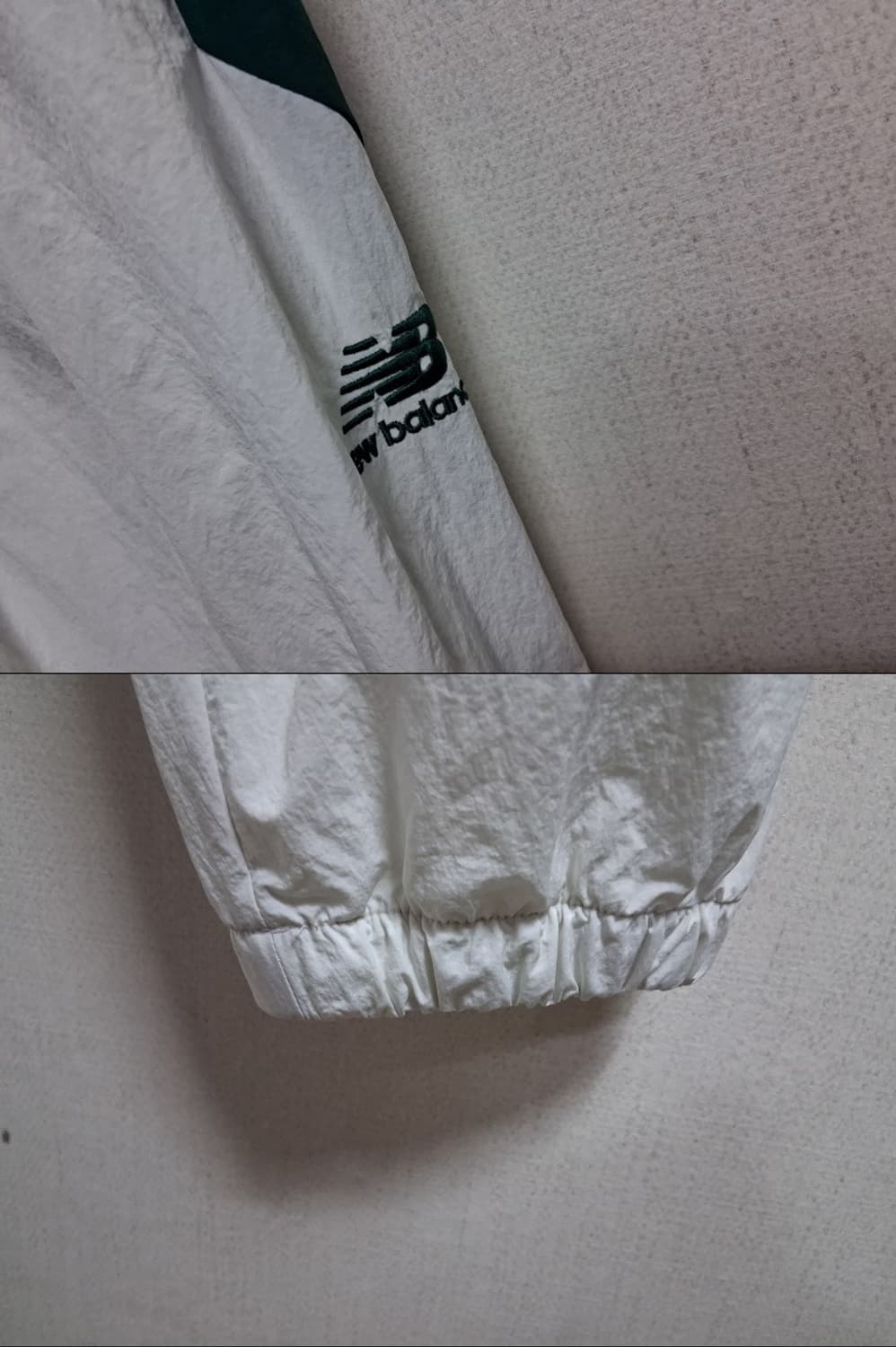 뉴발란스 아이보리 바람막이팬츠 매시안감 여성27 28 까지 표기남m 작은 상품이미지5