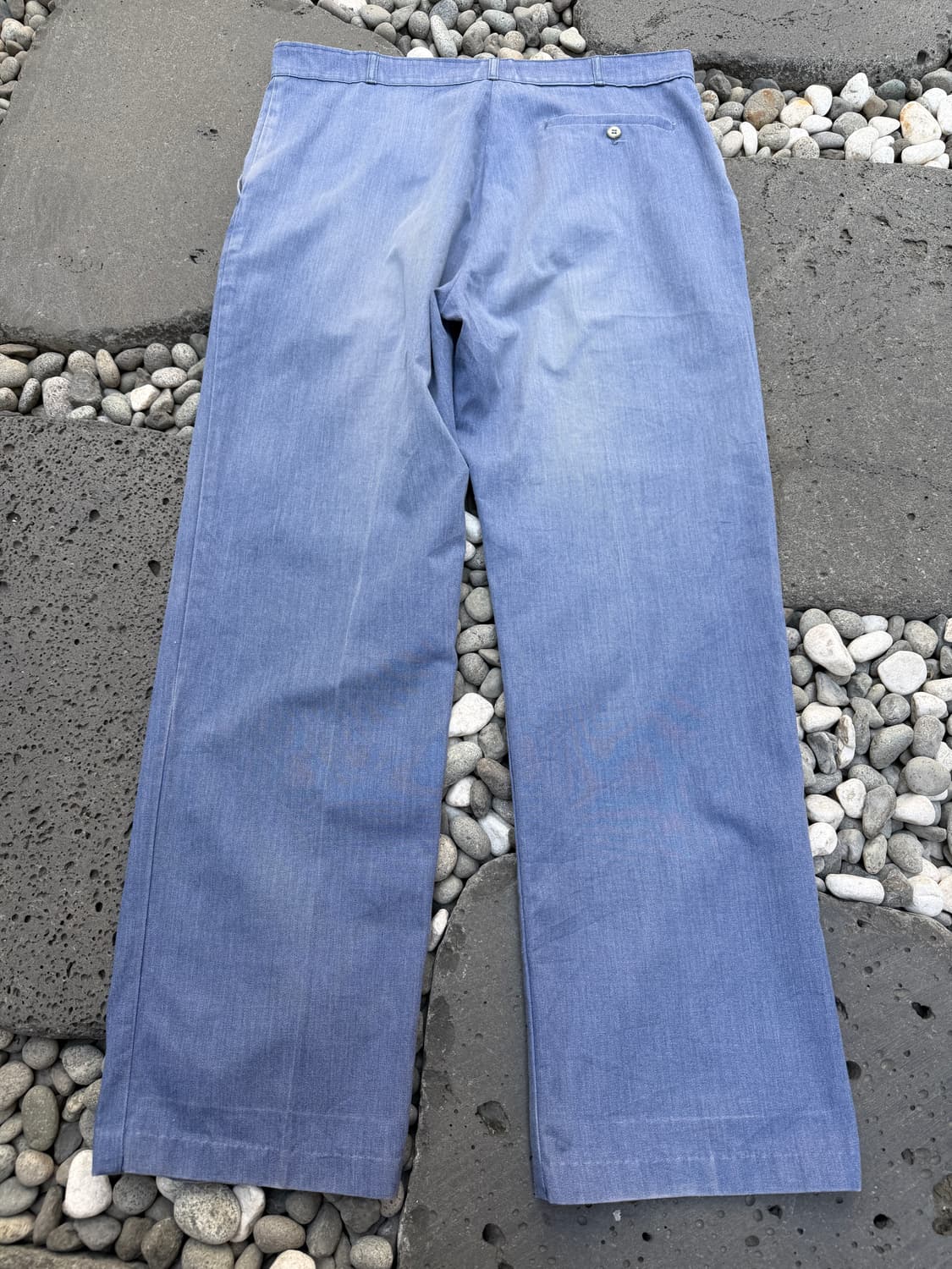 60s FRENCH KIDUR FADED CHAMBRAY 프렌치워크팬츠 상품이미지2