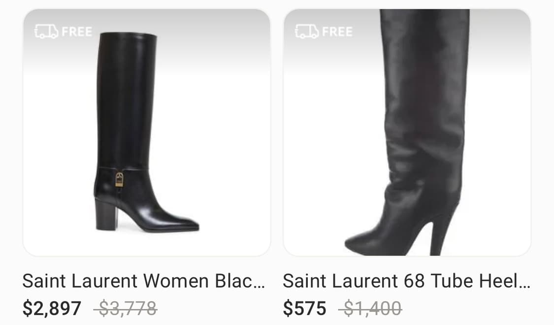 생로랑 부츠 (새제품,풀박스) 36사이즈 상품이미지9