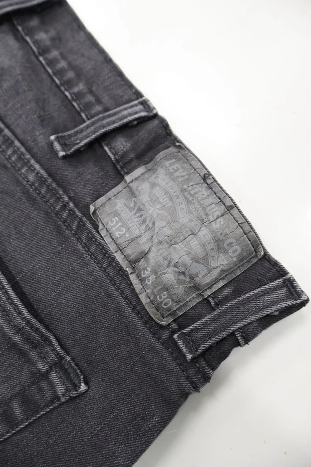 Levi’s 512 Black Slim Taper Jeans 상품이미지3