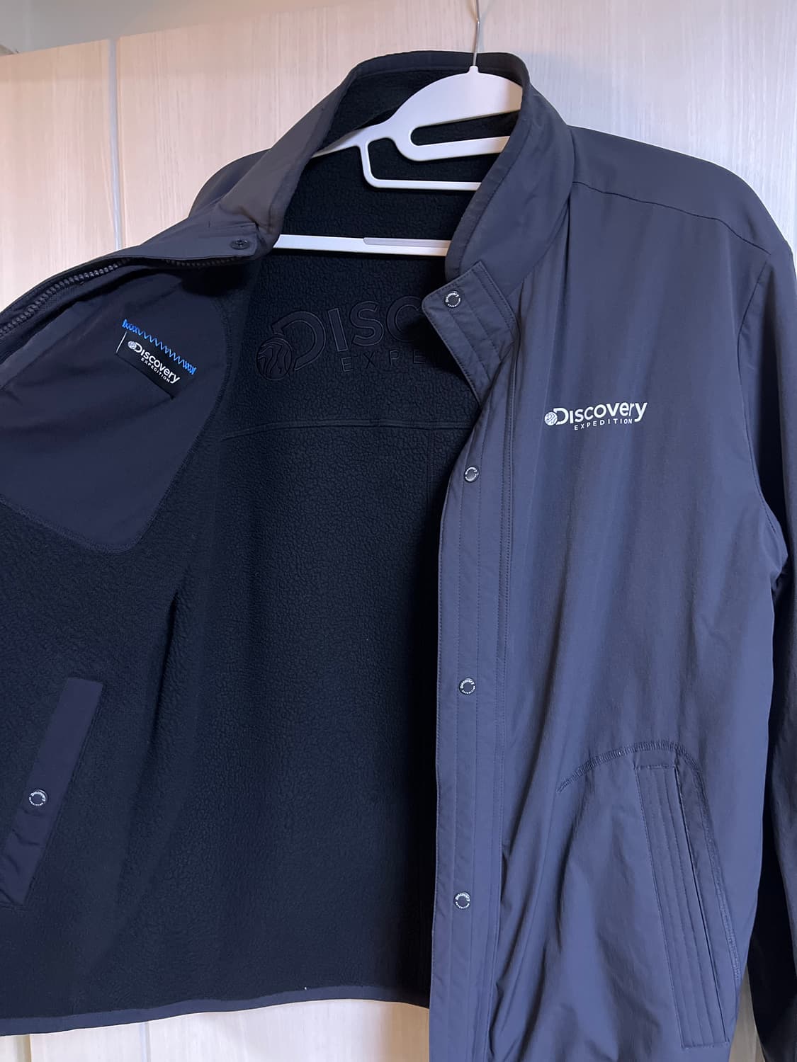 디스커버리 리버서블 플리스패딩 XL 상품이미지3