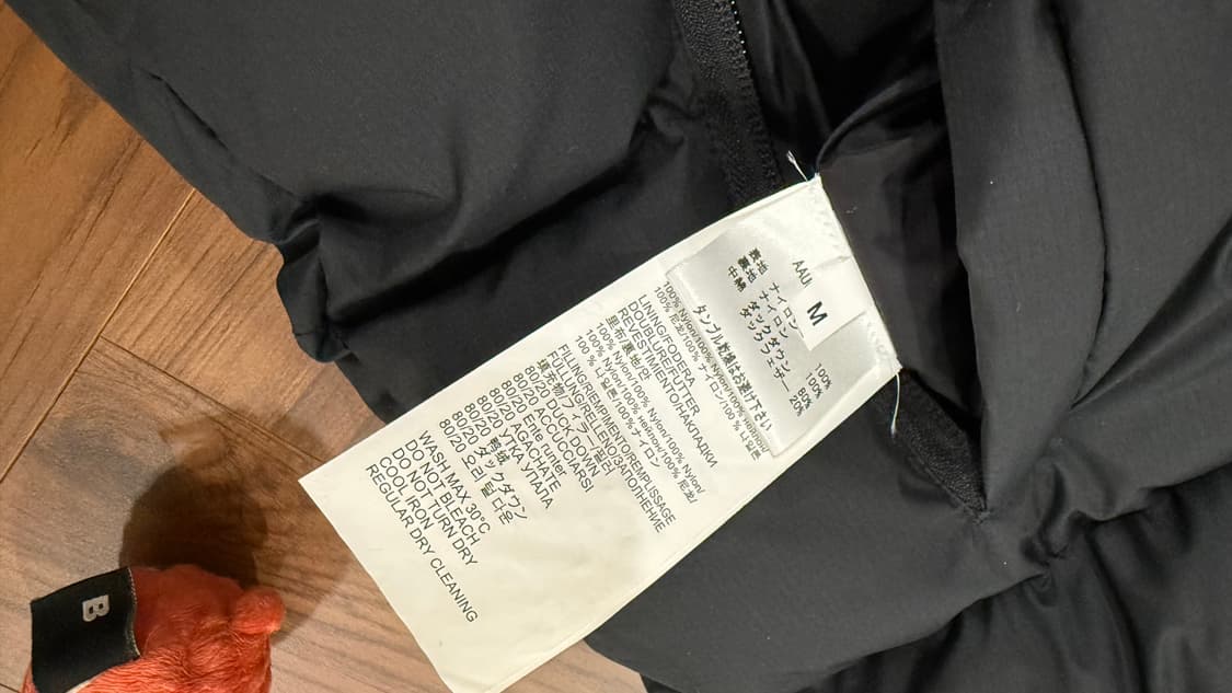 알릭스 패딩 조끼 베스트 블랙 상품이미지3