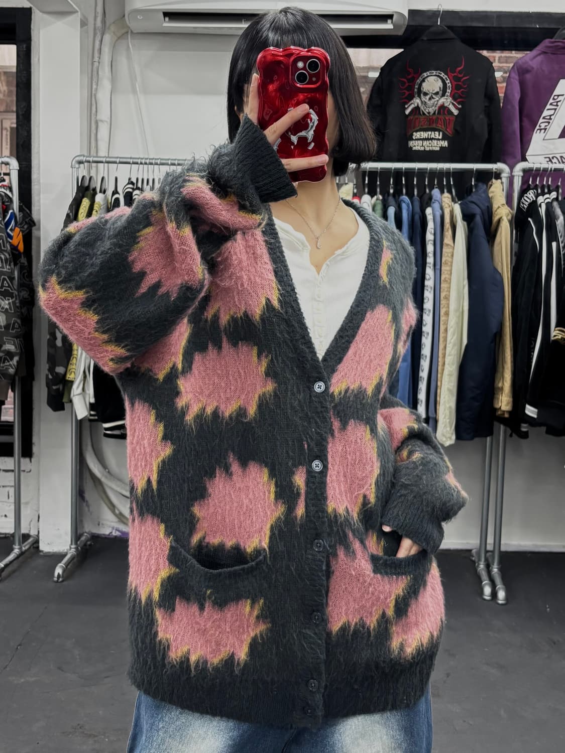 오베이 모헤어 가디건 상품이미지4