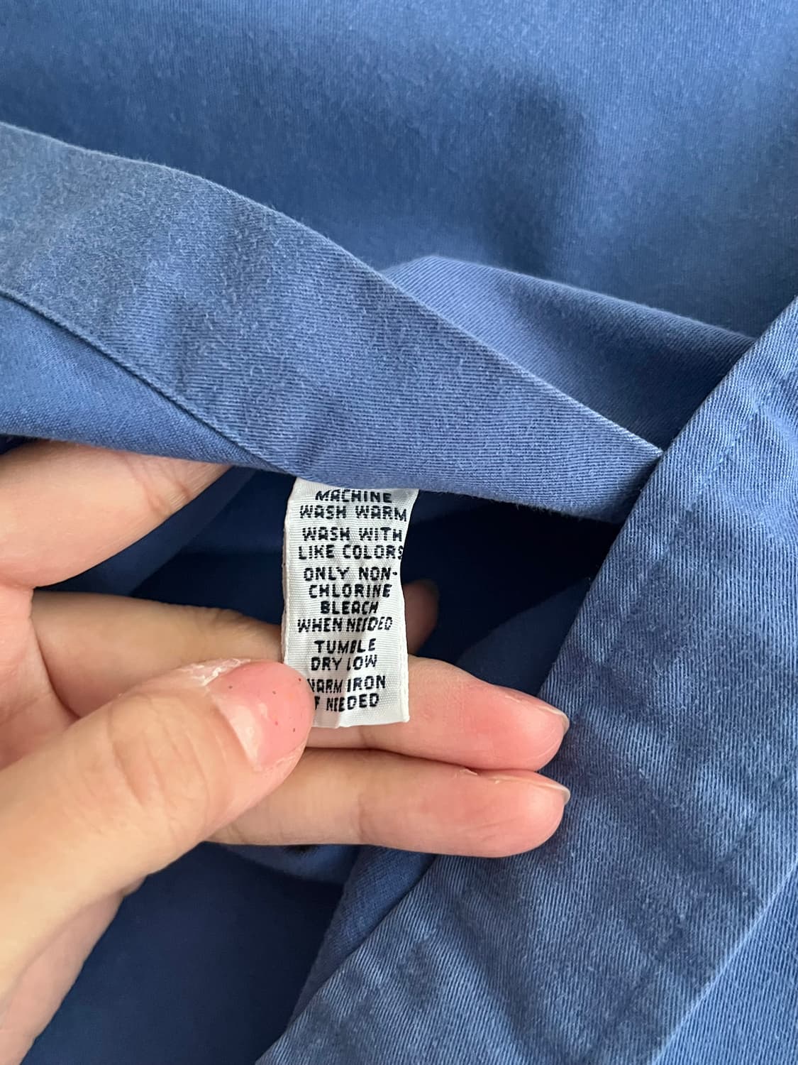 L) 폴로 랄프로렌 셔츠 블루 상품이미지5