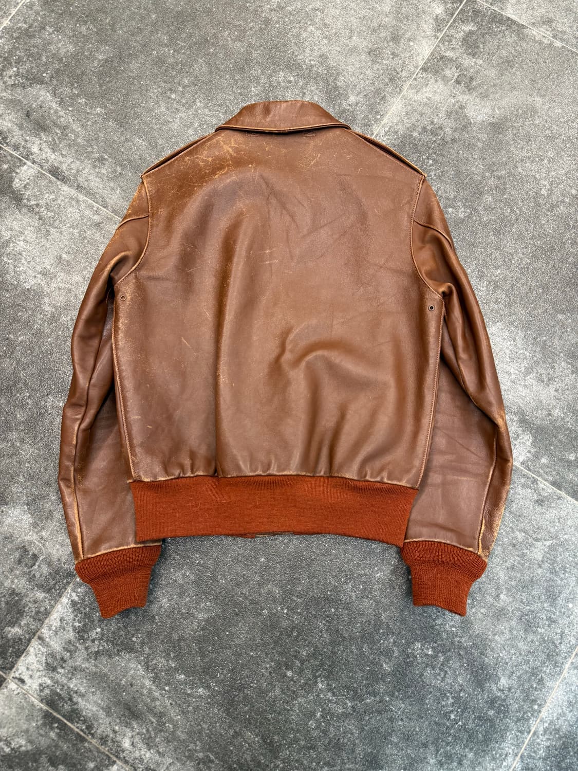 리얼맥코이 A-2 가죽자켓 34 상품이미지7