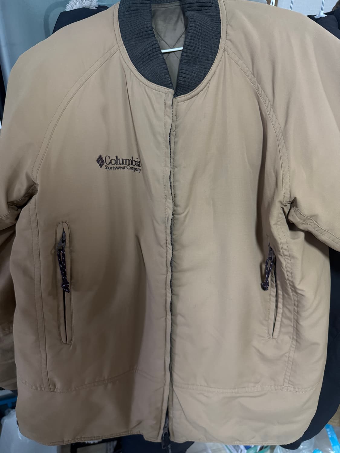 빈티지 usa 컬럼비아 양면 봄버 자켓 상품이미지2