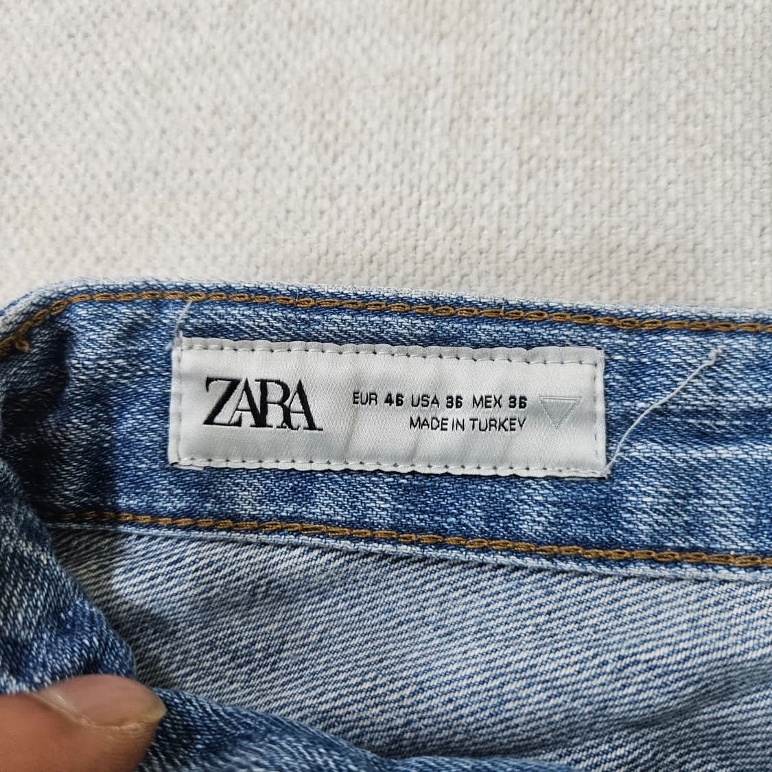 36 자라 빅사이즈 데님 팬츠 0408Y 상품이미지3