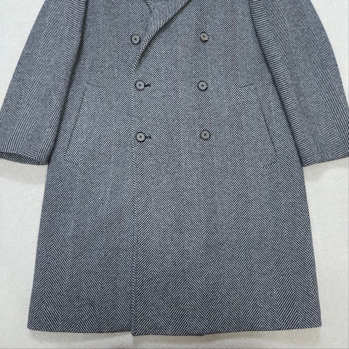 앤더슨벨 헤링본 코트 M 캐시미어 블렌드 상품이미지4