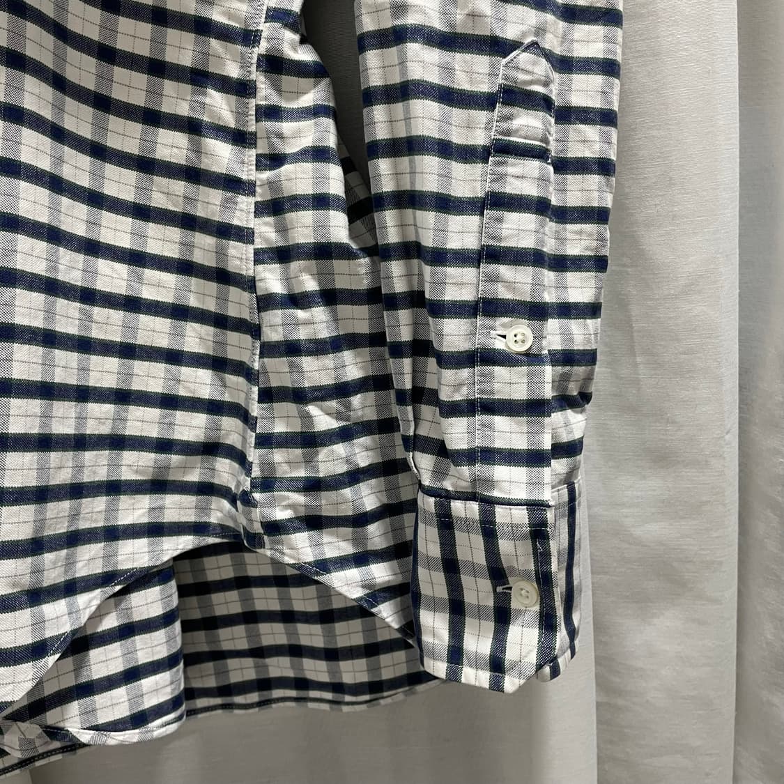 톰브라운/ 트리콜로 테이핑 옥스포드 체크 셔츠/ 3 상품이미지6