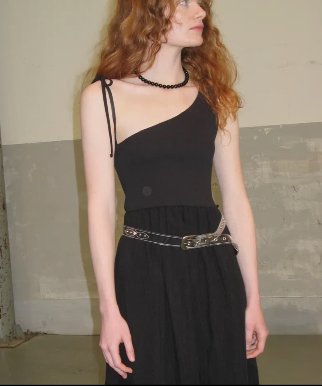 [diagonal] 다이애그널 스터드 벨트 stud clear belt 상품이미지5