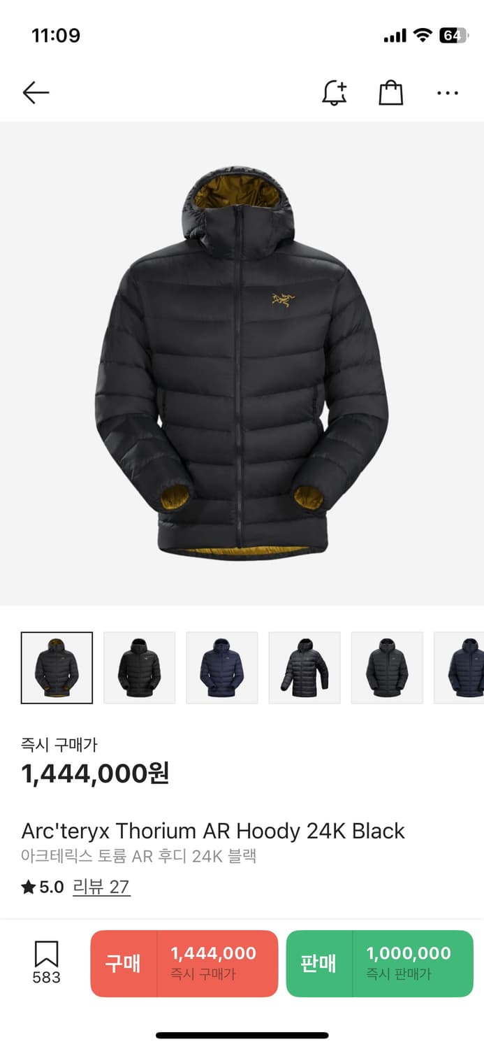아크테릭스 토륨 24K L 상품이미지1