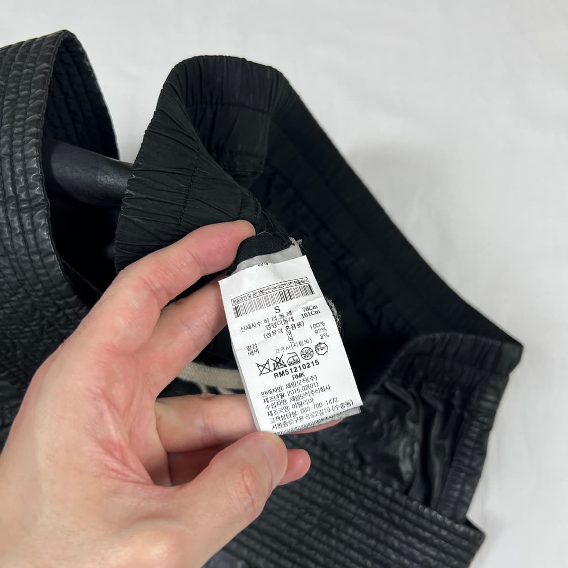 2015년도 릭오웬스 rick owens 코팅배기 반바지 상품이미지7