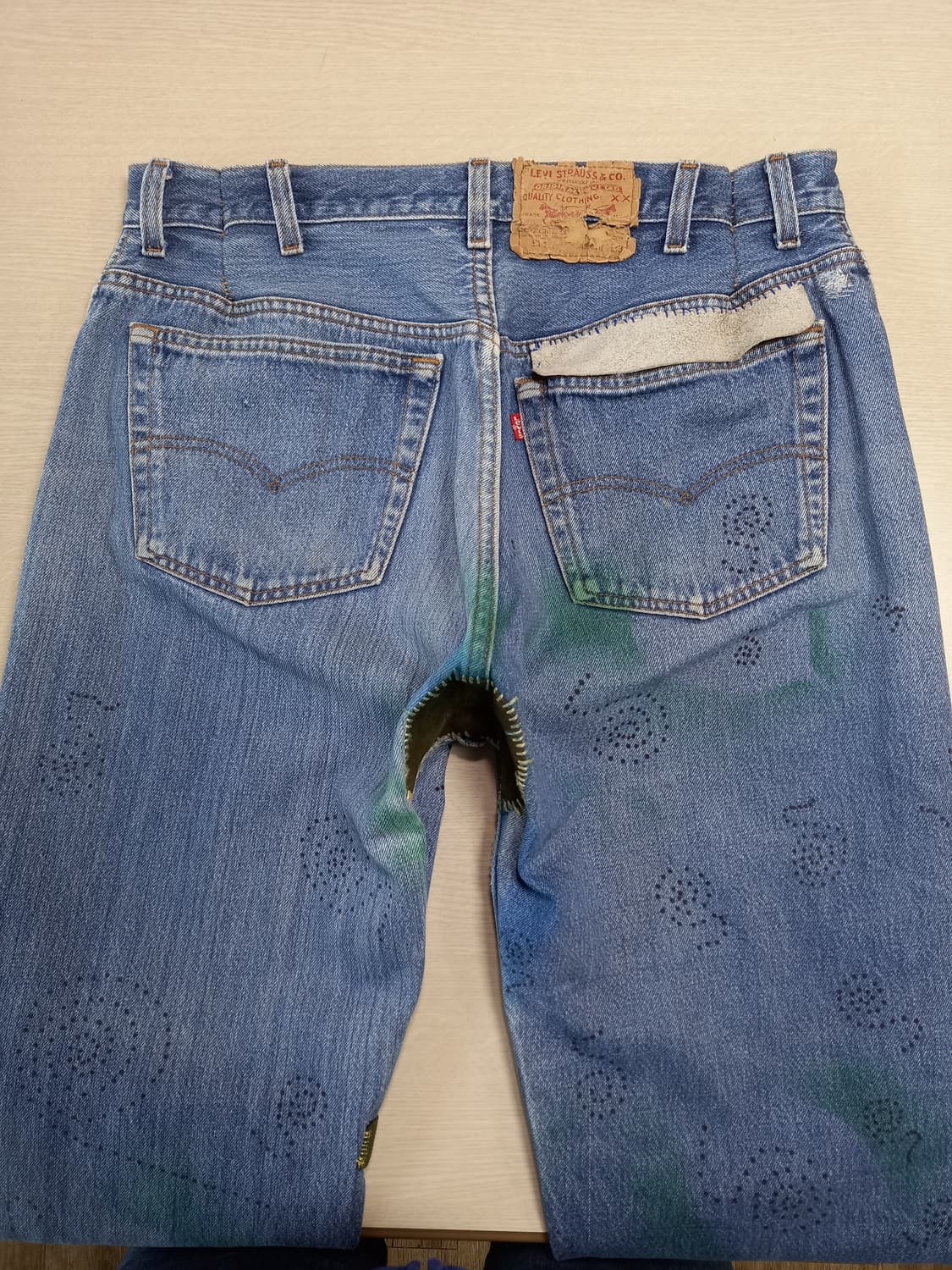 35 90's 리바이스501 USA RedPont 일자진 35-228 상품이미지4