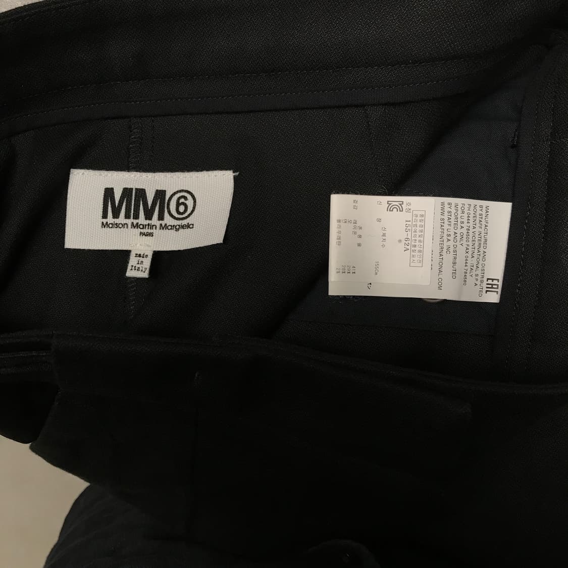 MM6 블랙 팬츠 38 상품이미지6