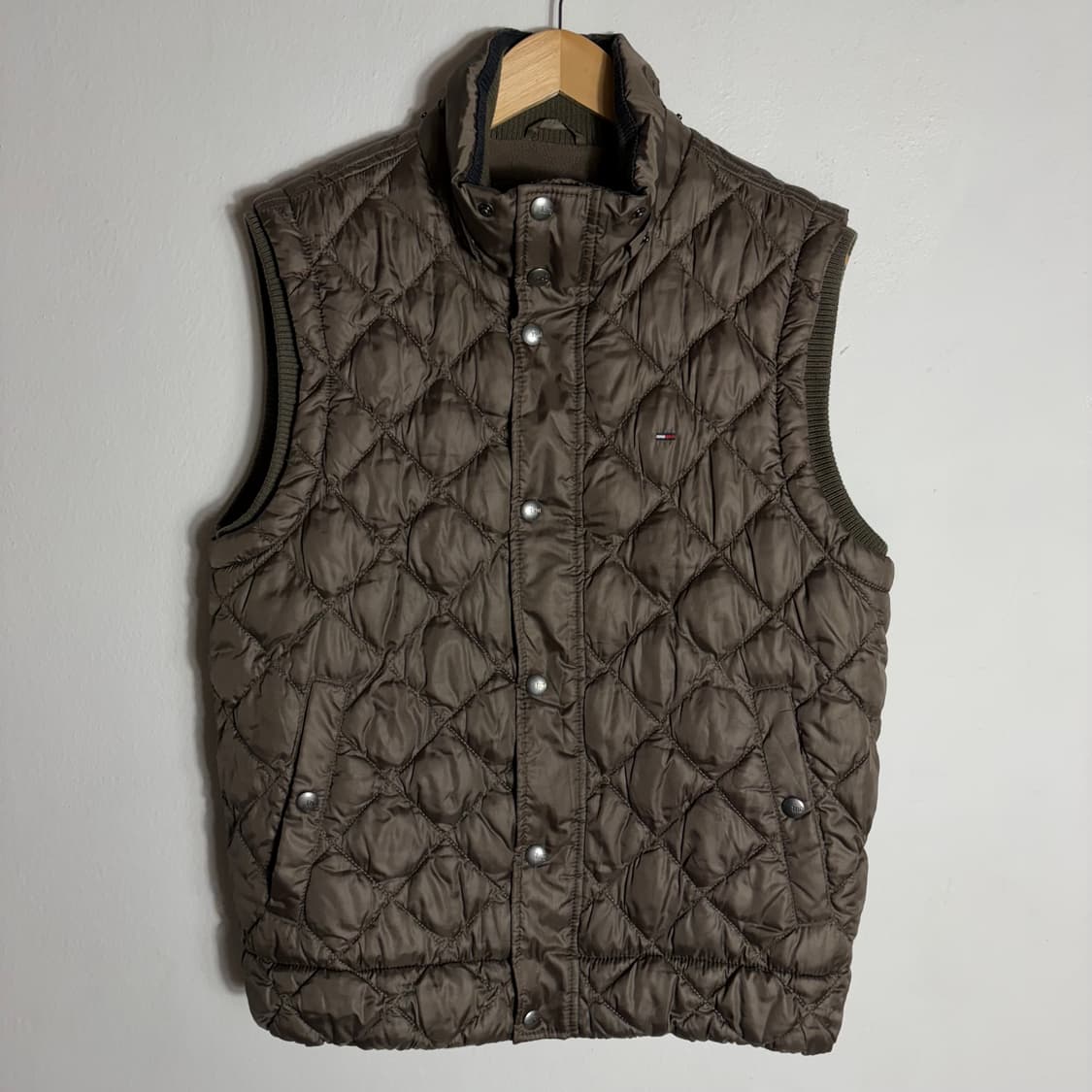 타미힐피거 브라운 퀼팅 패딩 조끼(XL) 상품이미지1