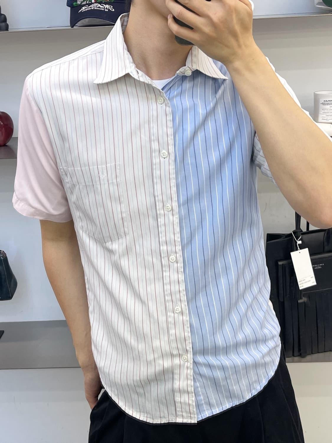 크리스찬 디올 컬러블록 스트라이프 셔츠  상품이미지2
