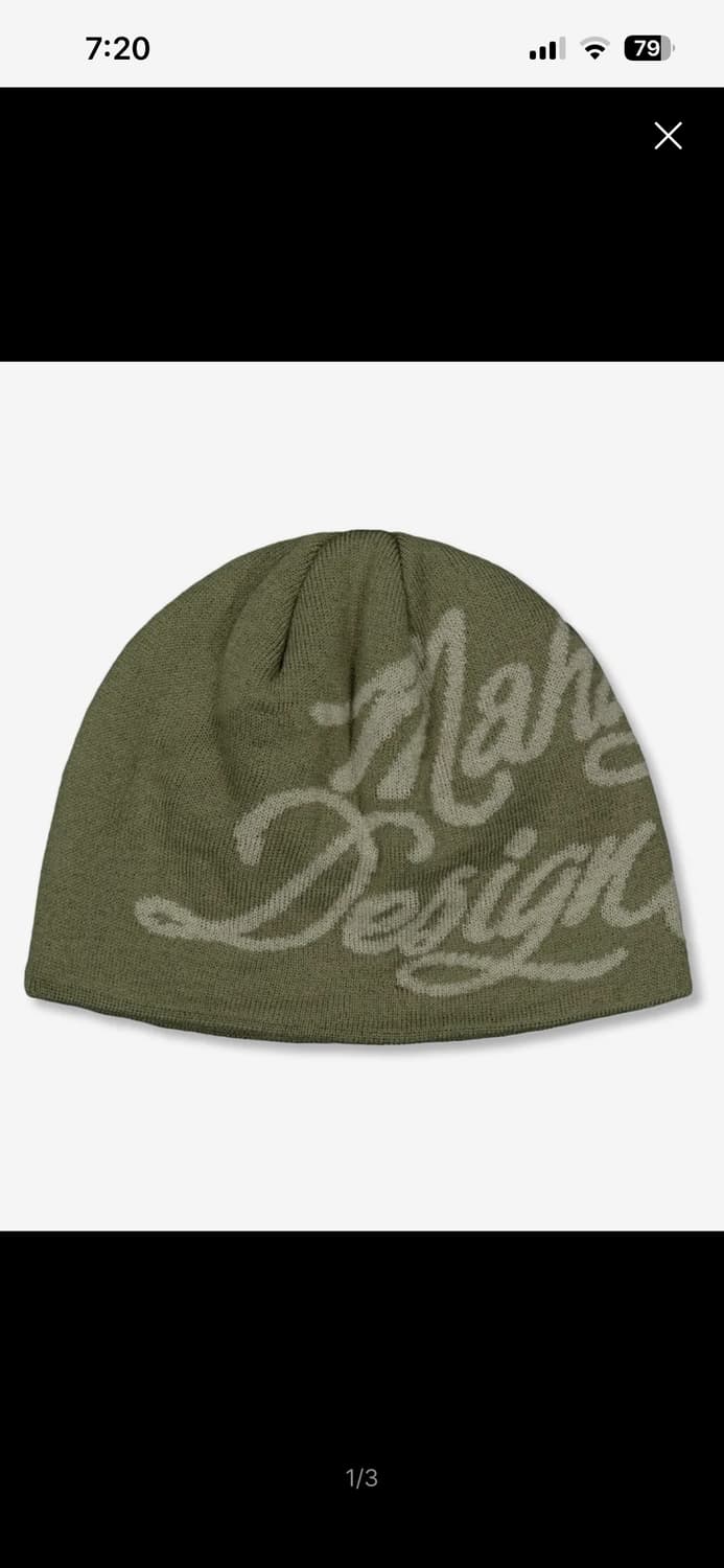 카키색상 비니 상품이미지1