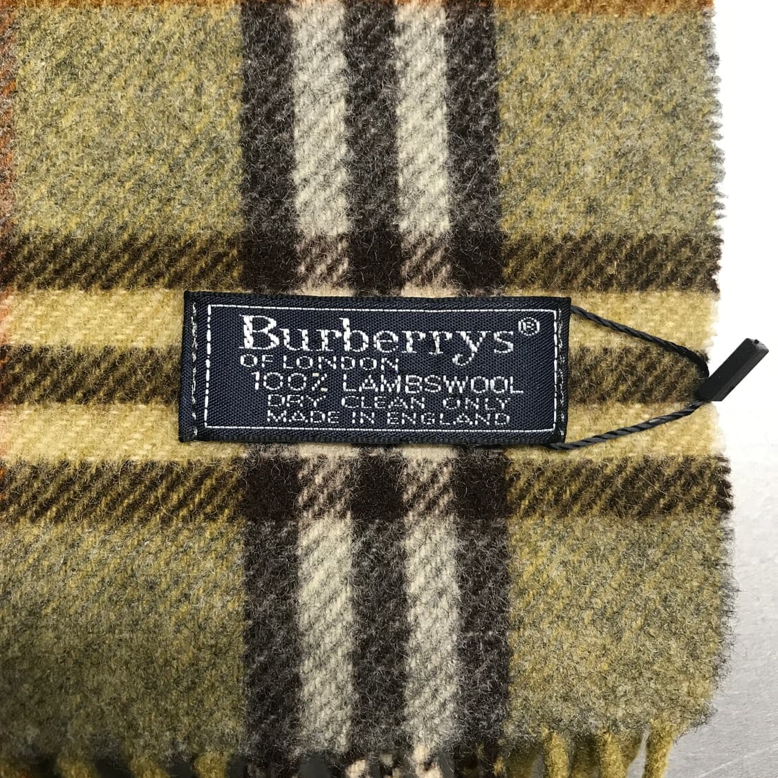 버버리 정품 램스울 머플러 그린 상품이미지4