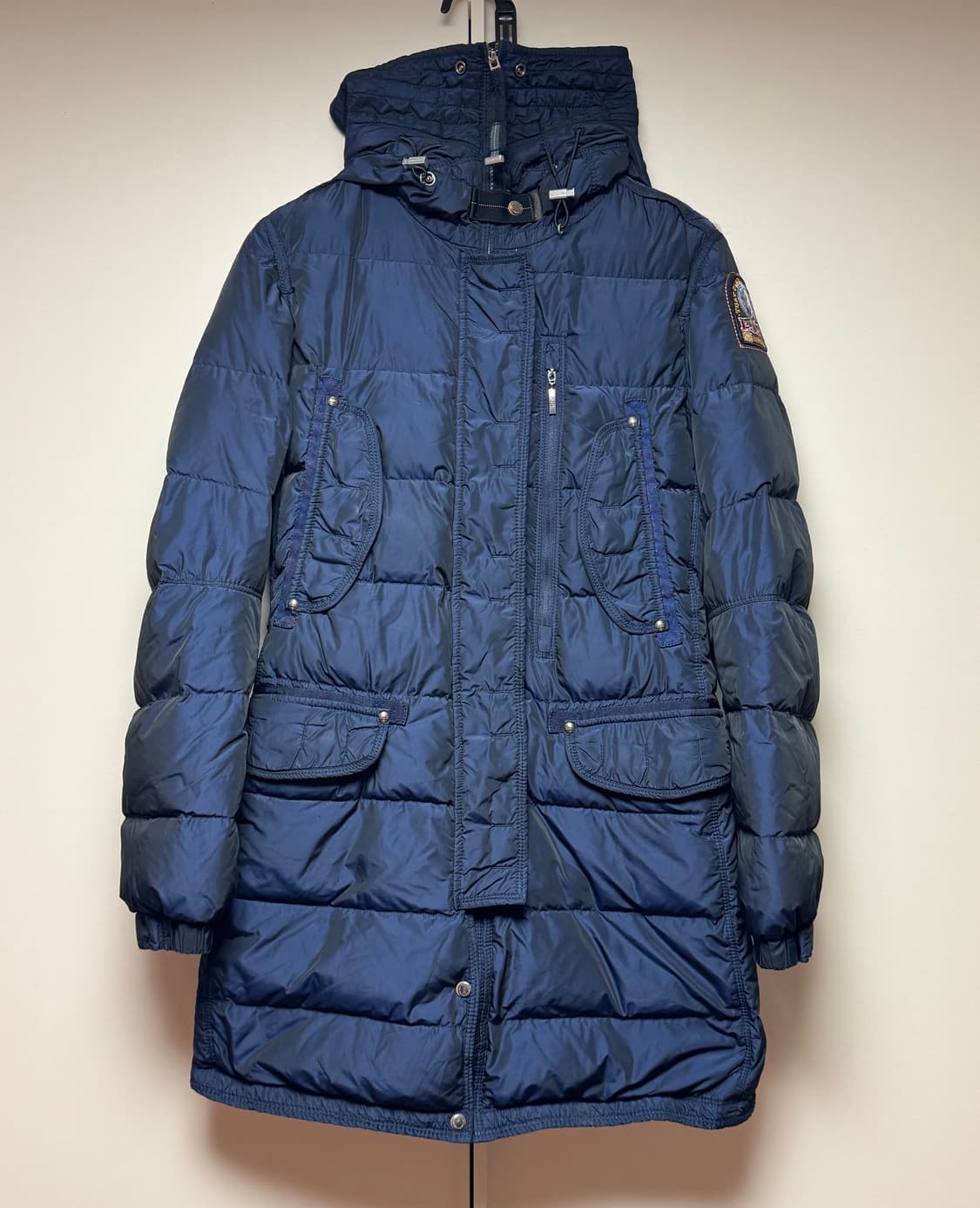 파라점퍼스 하라시켓 여성 다운 자켓 네이비 상품이미지1