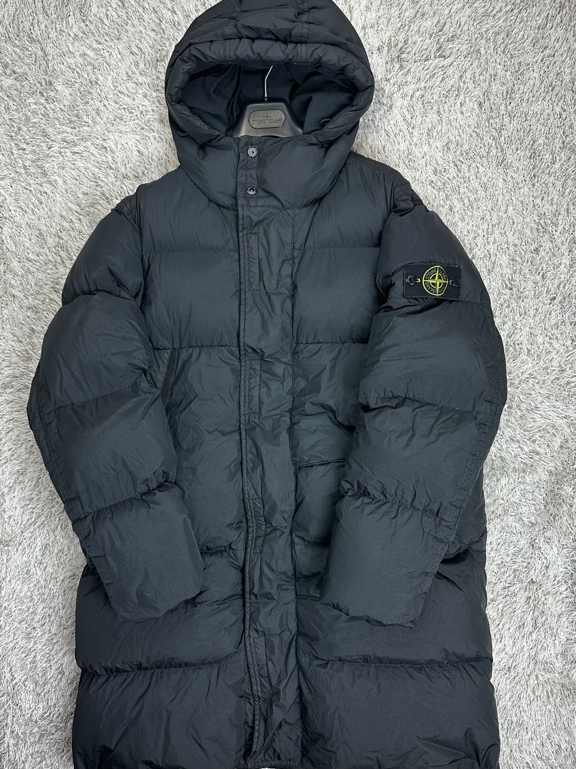 [L] 백화점판 정품 스톤아일랜드 23FW 크링클랩스 롱패딩 블랙 상품이미지3