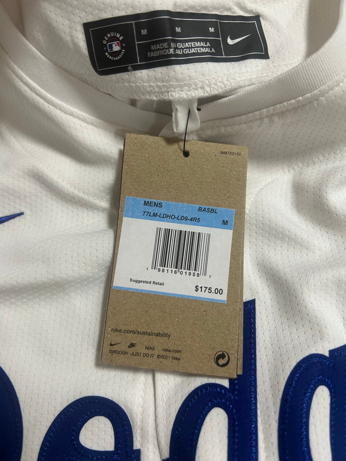 나이키 LA 다저스 오타니 유니폼 M사이즈 새상품 상품이미지3