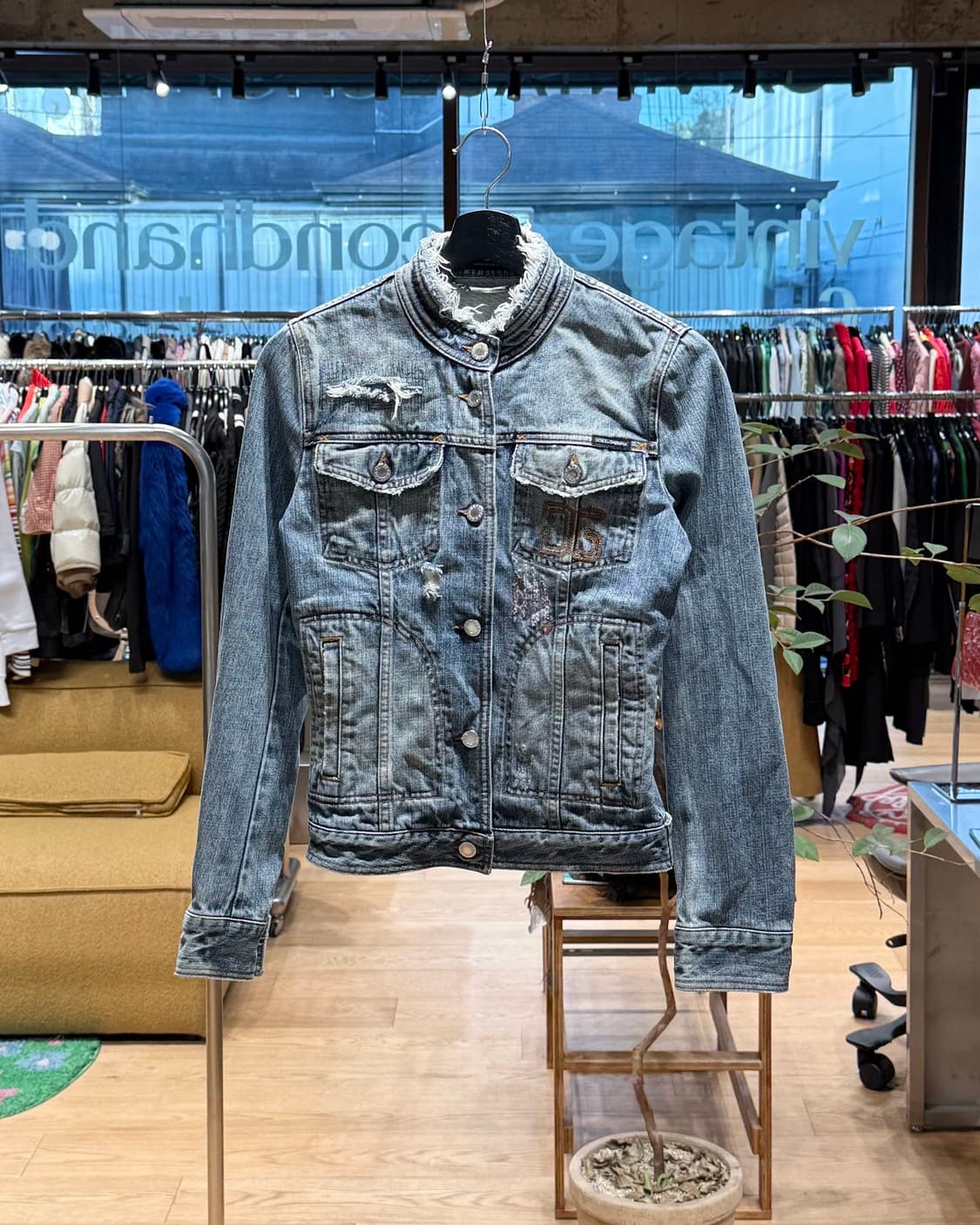 돌체앤가바나 데님 디스트로이드 자켓  상품이미지1