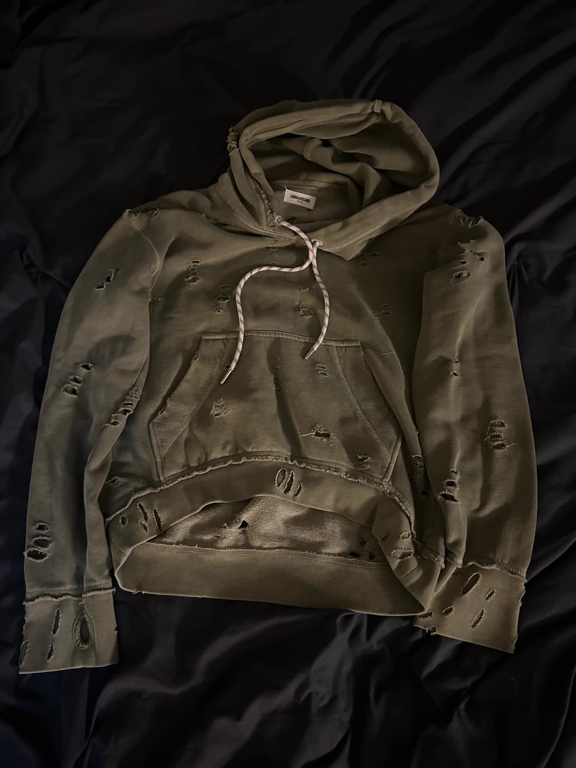 Zadig&Voltaire Destroyed Detail Hoodie 상품이미지1