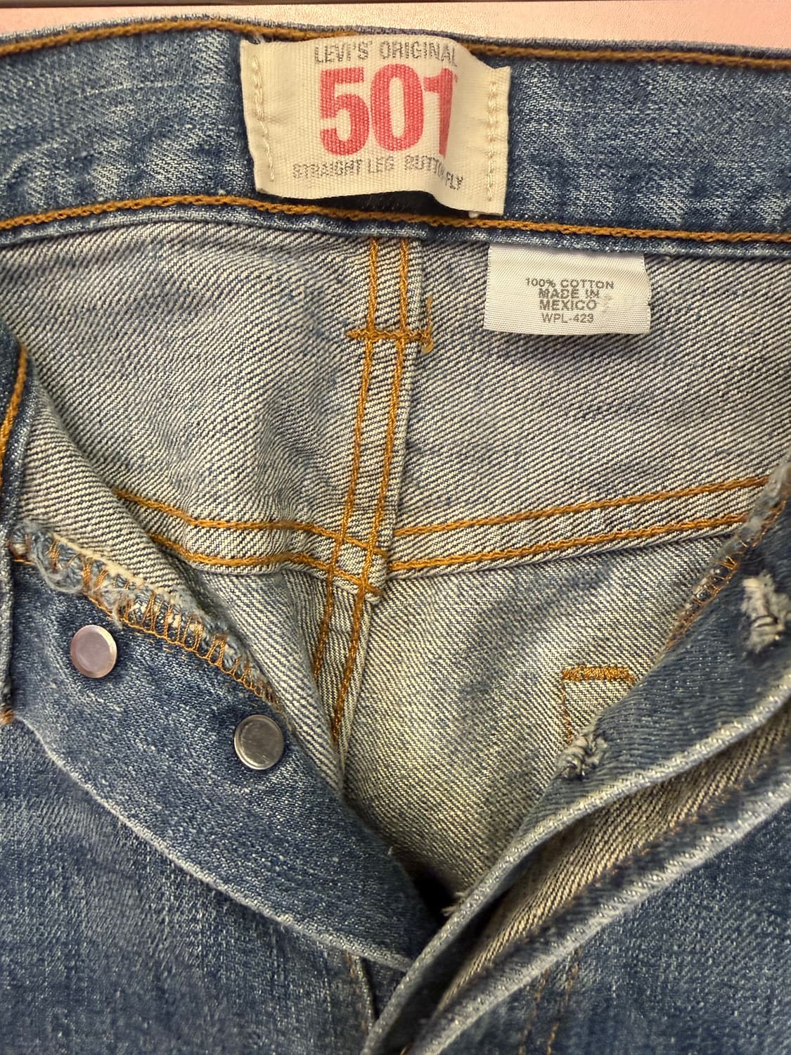 리바이스 501 데님팬츠 상품이미지3