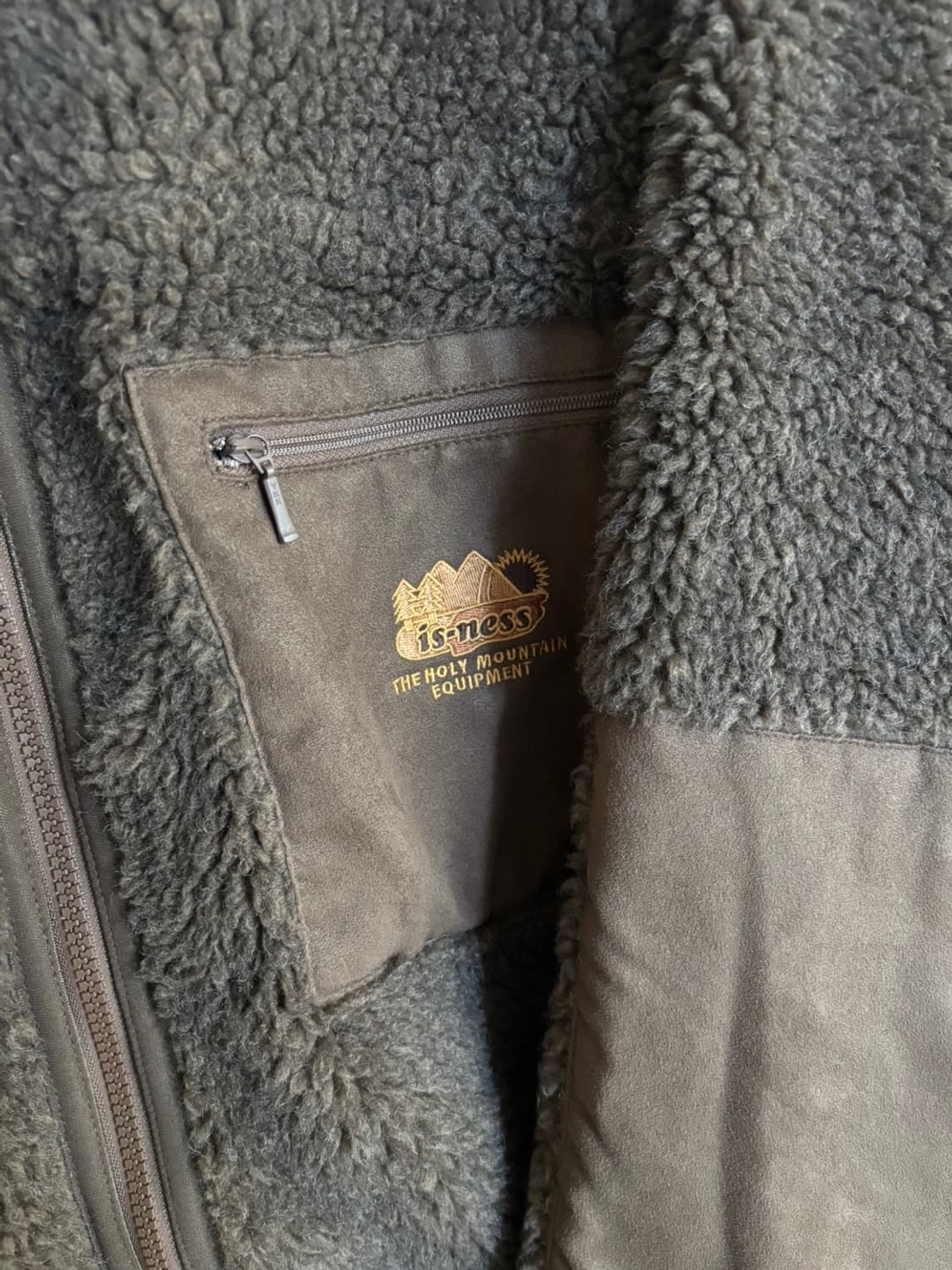 이즈네스 Is-ness 23aw THM FLEECE 자켓 브라운 L 상품이미지4