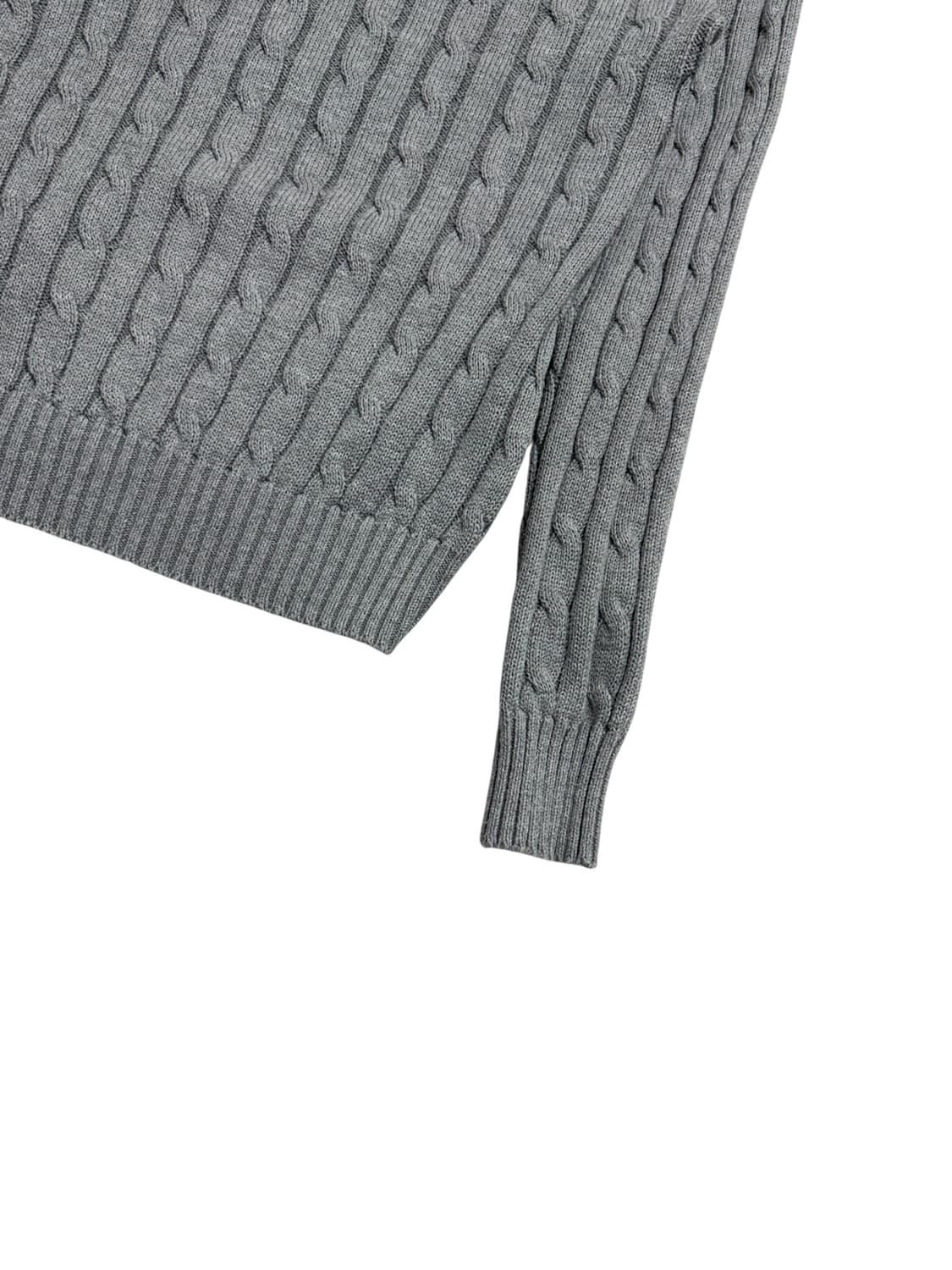 폴로 랄프로렌 포니 꽈배기 니트 그레이 상품이미지4