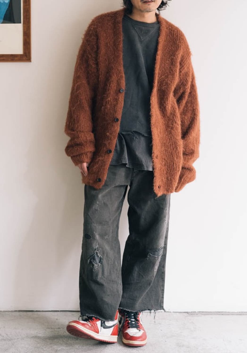 올드조 old joe 알파카 가디건 상품이미지5