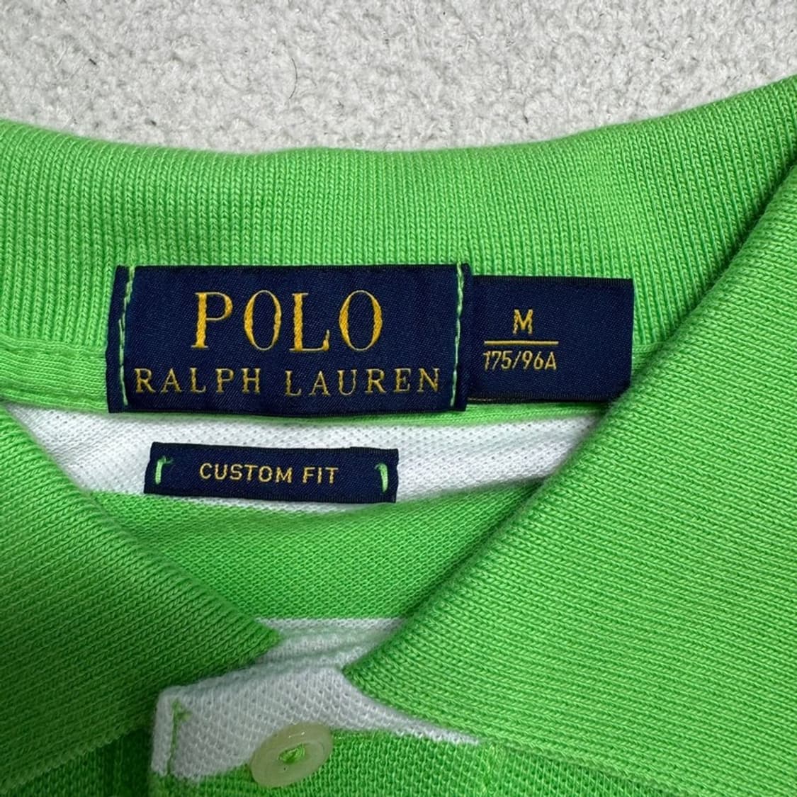 RALPH LAUREN PK 스트라이프 반팔 그린 M 상품이미지4