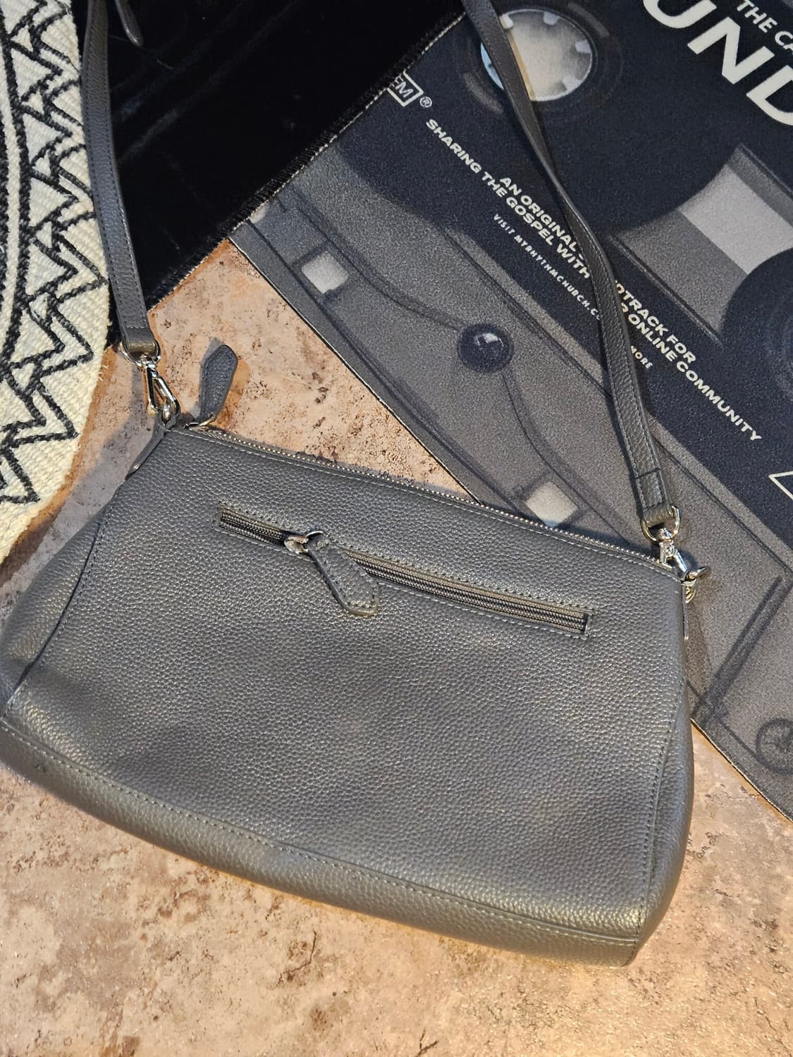 PIERRE CARDIN 피에르가르뎅 레더 크로스백 상품이미지6