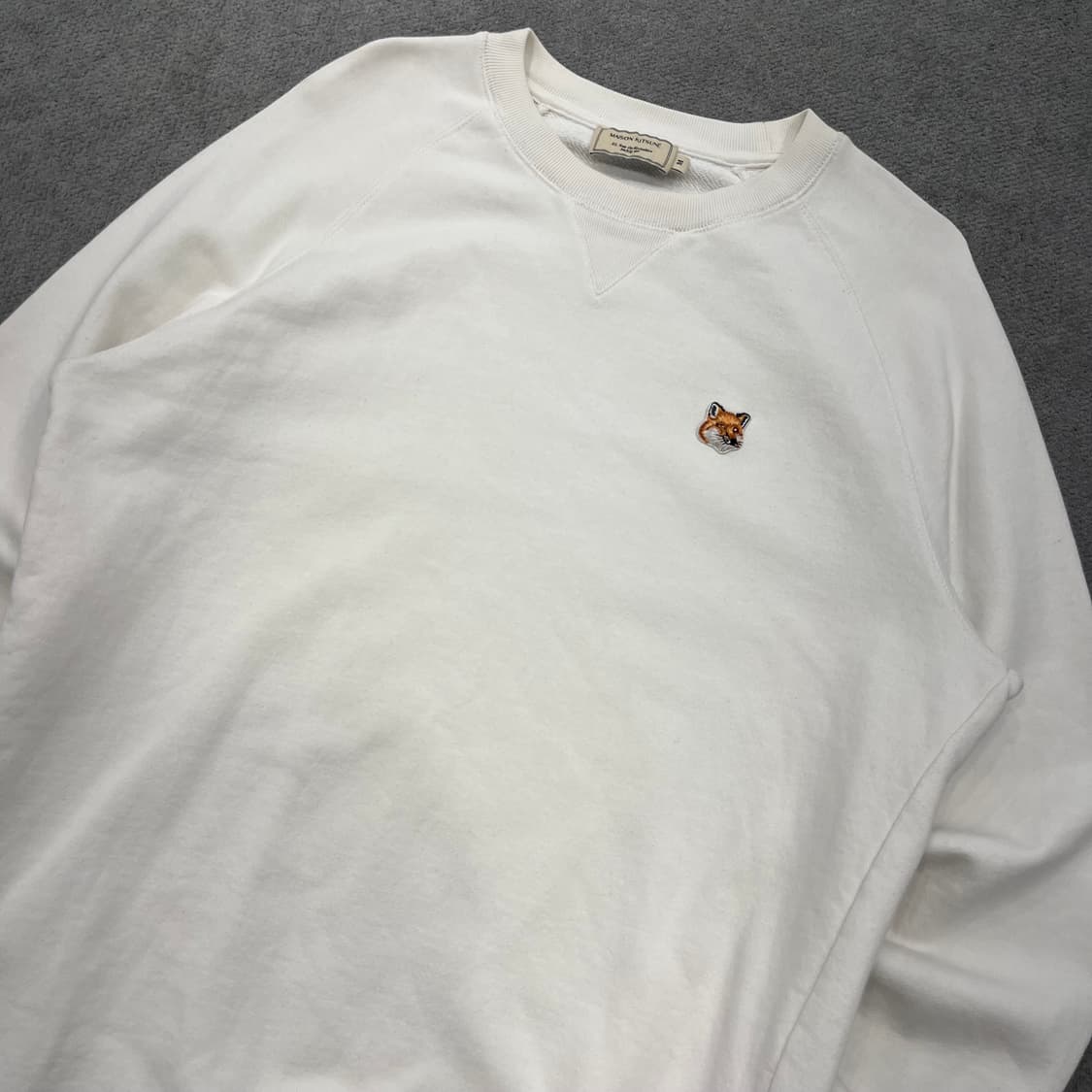 M 메종키츠네 폭스 헤드 패치 맨투맨 상품이미지2