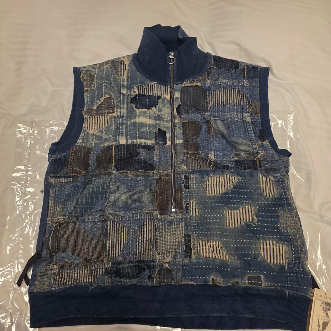 캐피탈 보로 KAPITAL BOROIDG Half Zip Vest 새상품 상품이미지2