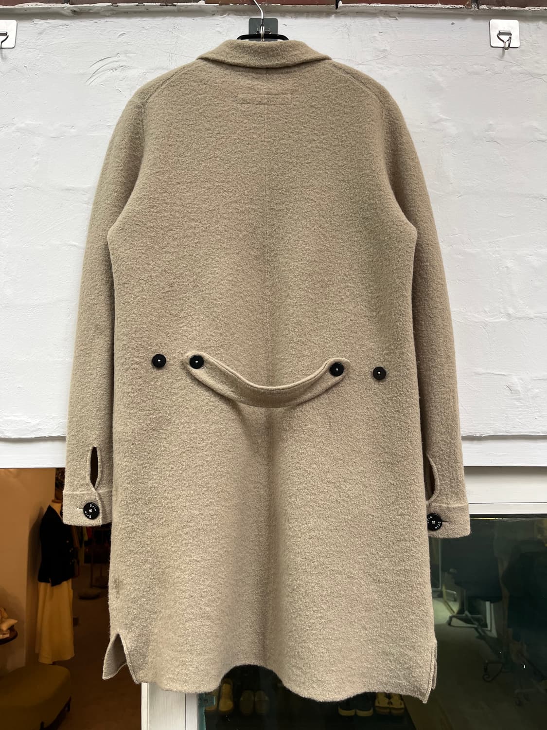 Amugrin 베이지 울 코트 2 상품이미지9