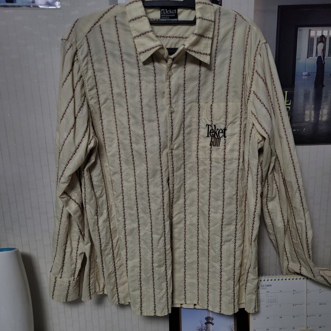 Teket 테켓 스트라이프 셔츠 상품이미지2