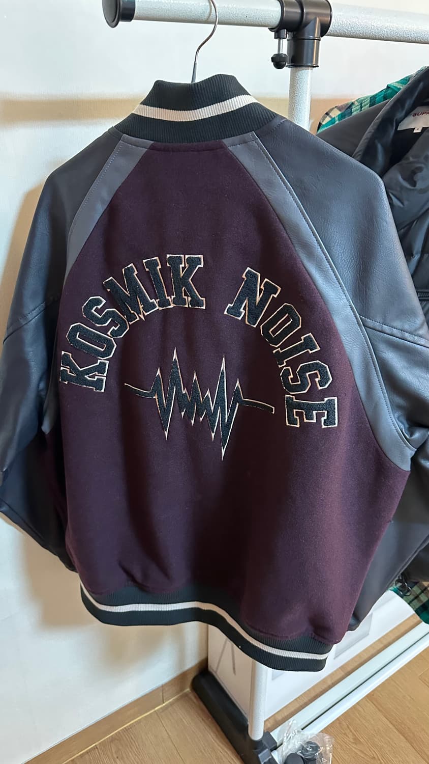 L) GU x 언더커버 스타디움 바시티 베이스볼 자켓 점퍼 상품이미지4