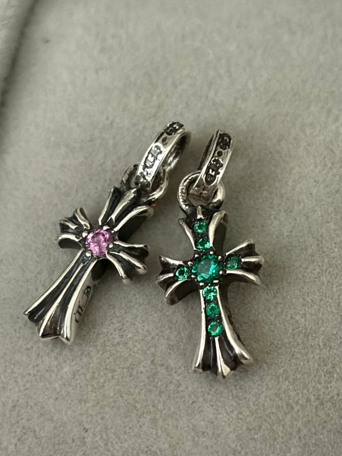 크롬하츠 베이비펫 에메랄드 펜던트 상품이미지4