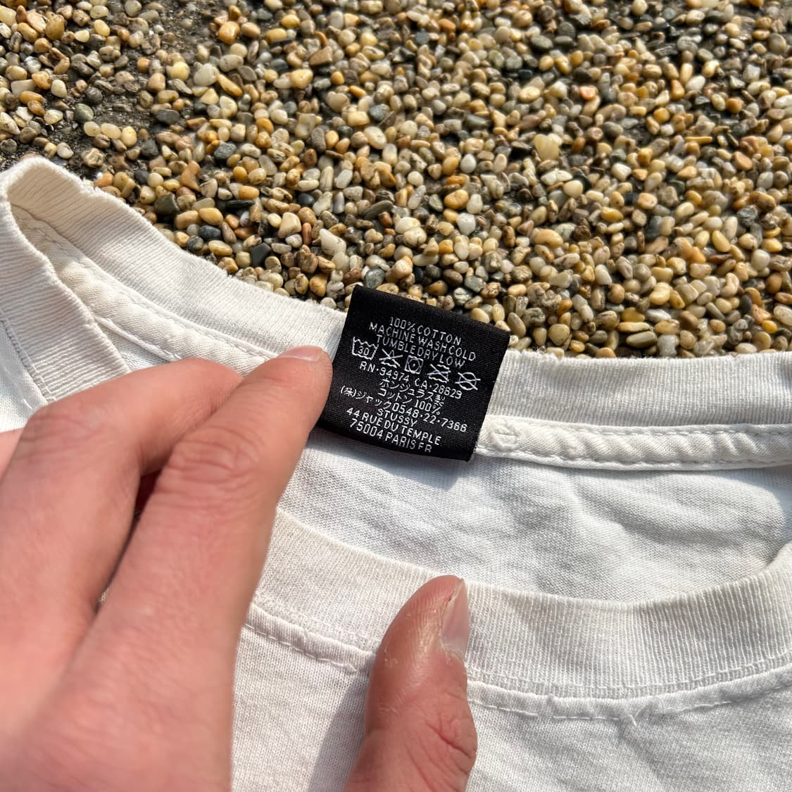 스투시(Stussy) 화이트 다이스 반팔티 상품이미지7